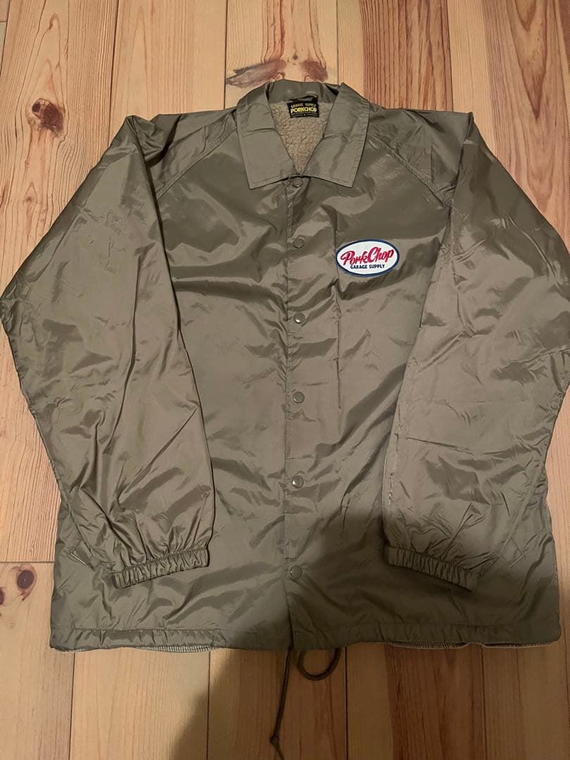 ポークチョップ　ボア　コーチジャケット