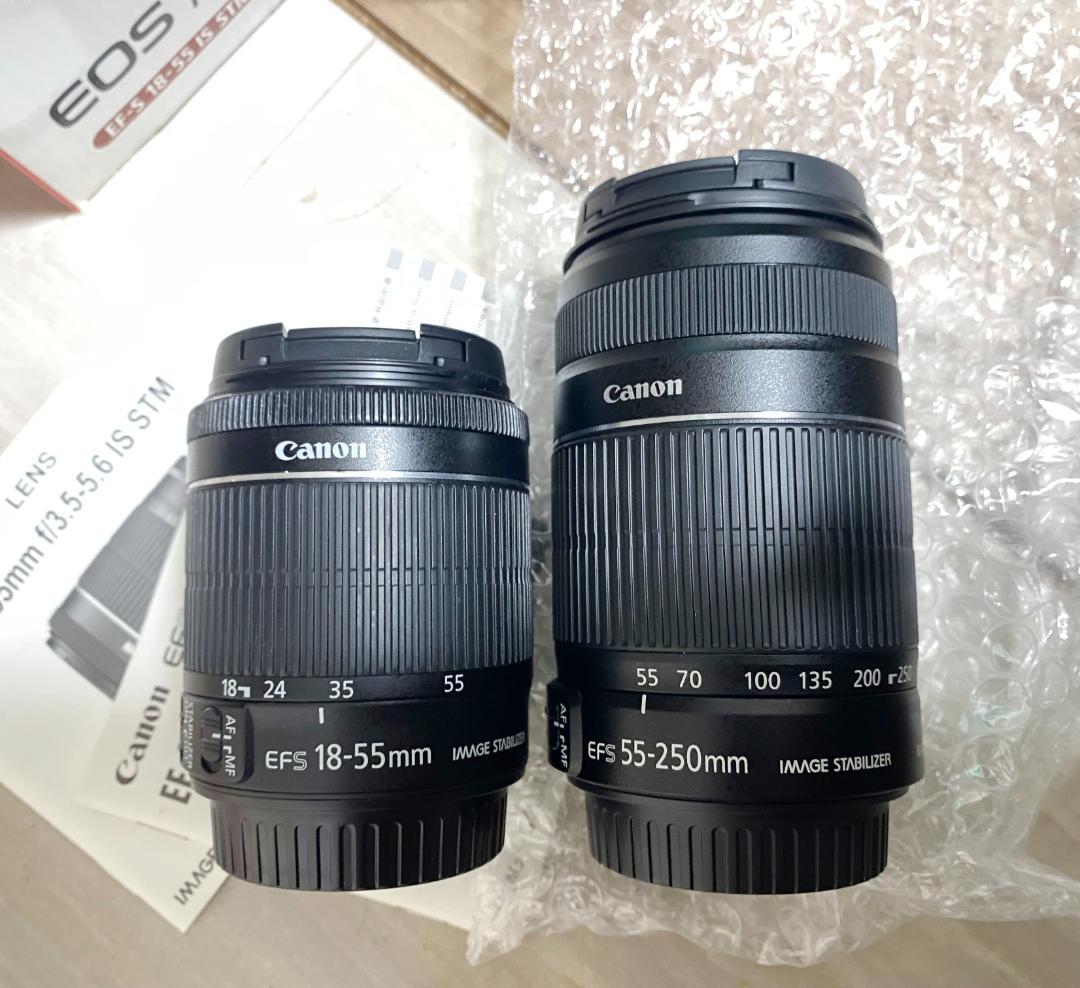 キヤノン　Canon EOS Kiss X7 ダブルズームキット　一眼レフカメラ