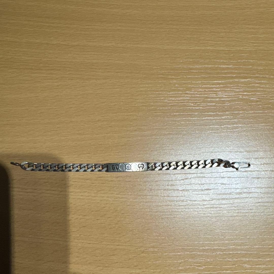 GUCCI シルバー チェーンブレスレット