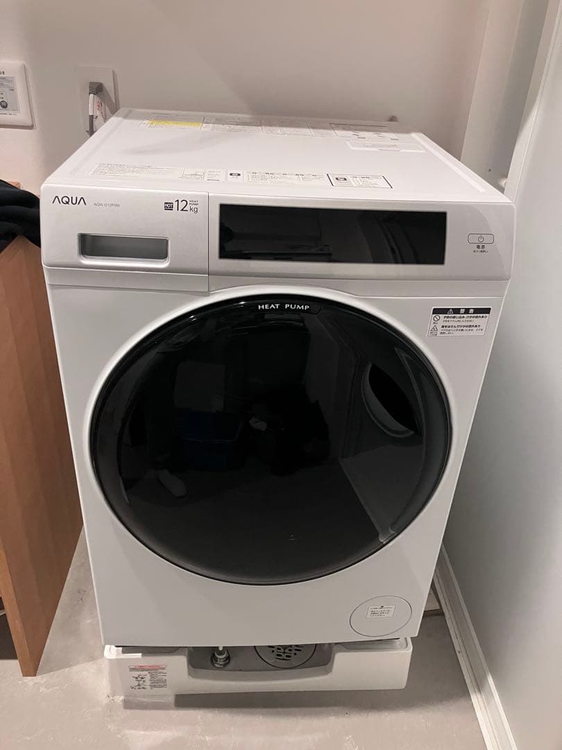 AQUA 12kg ヒートポンプ ドラム式洗濯機 本体　2023年製