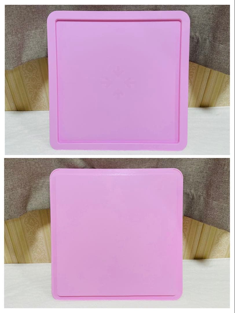 3個セット/タッパーウェア/マルチオーガナイザー/キャスター付きパレット/ピンク