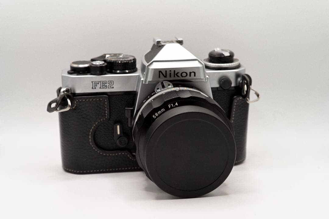 【整備済】Nikon FE2 + Voigtländer 58mm F1.4