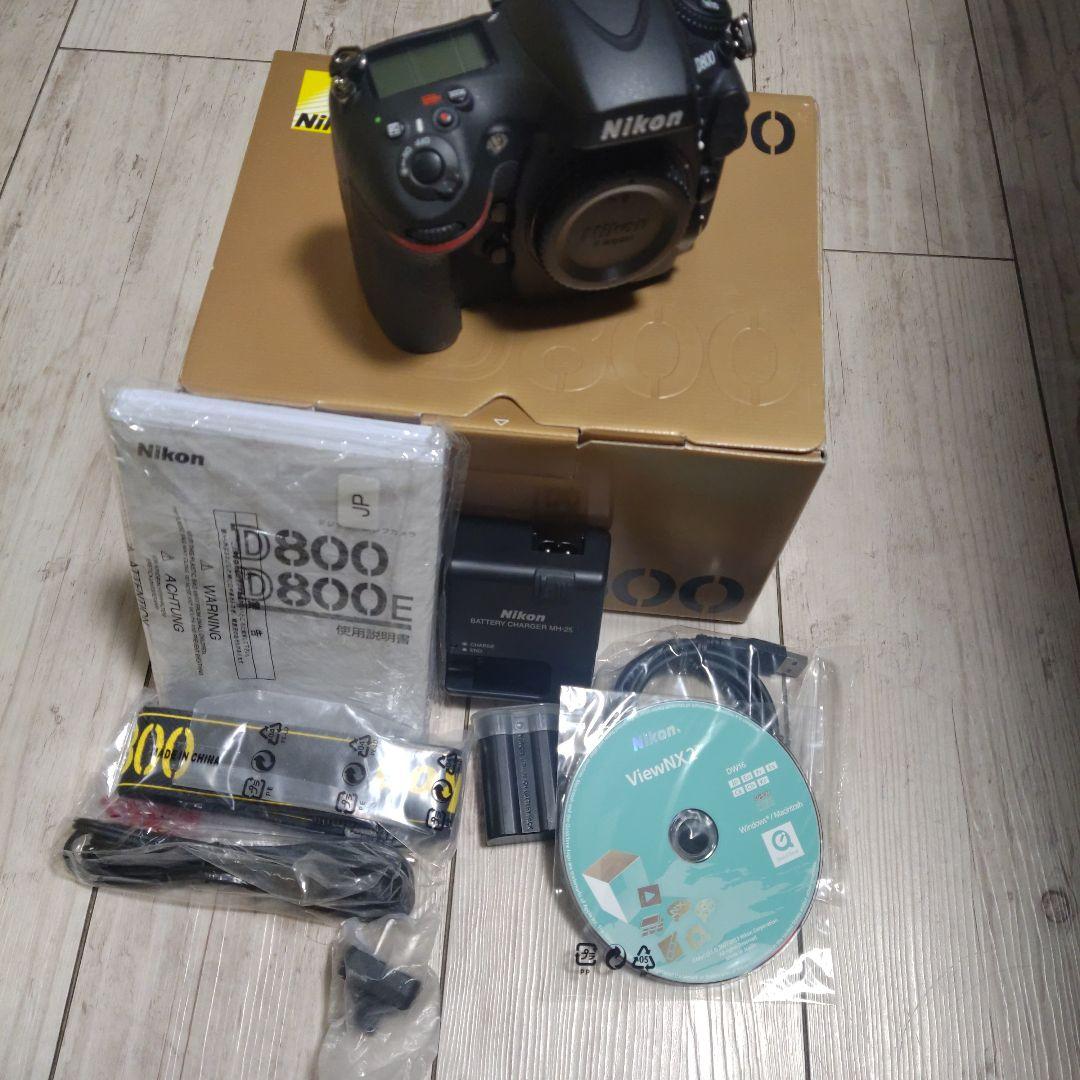 ★極美品★Nikon D800 デジタル一眼レフカメラ ボディショット数5450