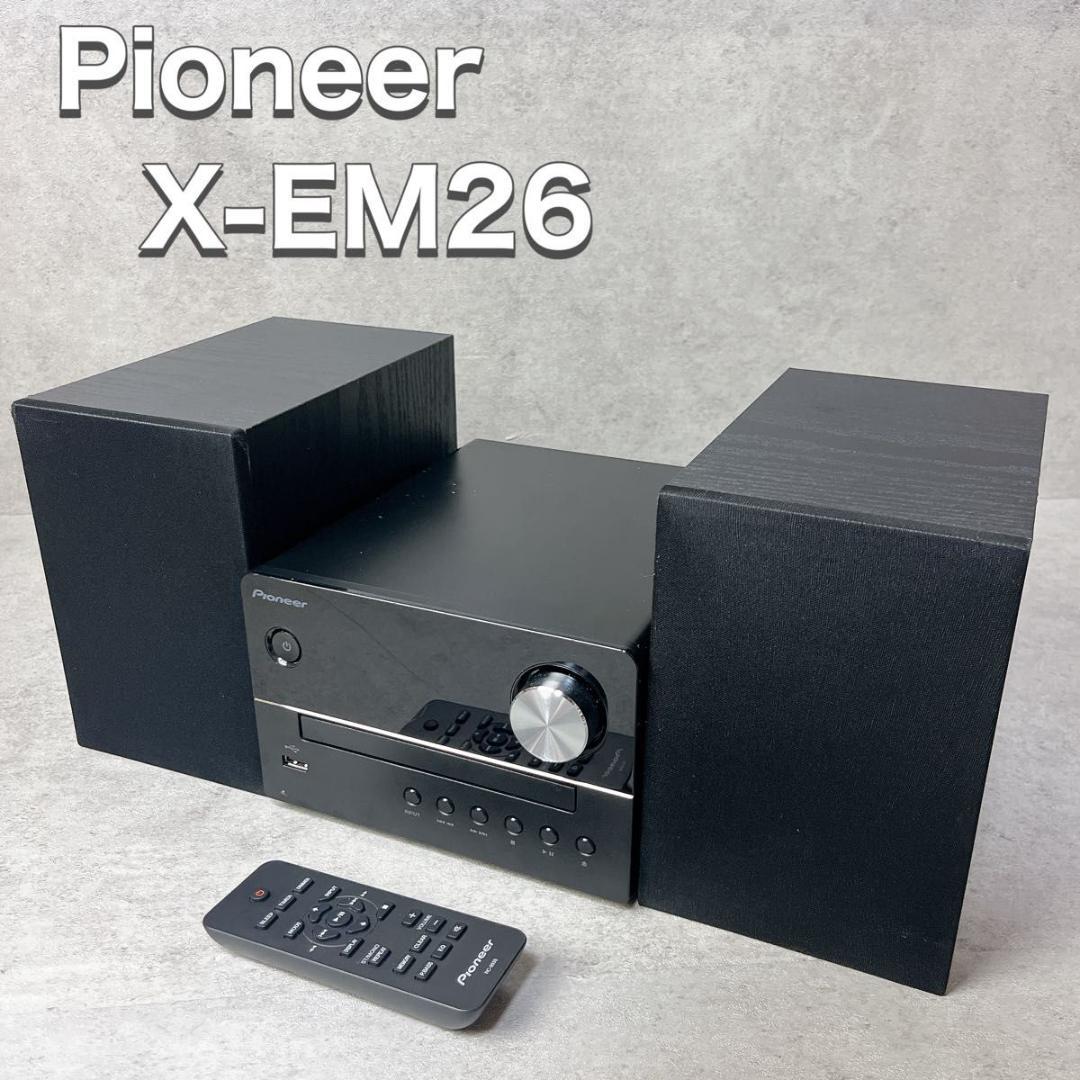 パイオニア Pioneer X-EM26 コンポ Bluetooth ブラック