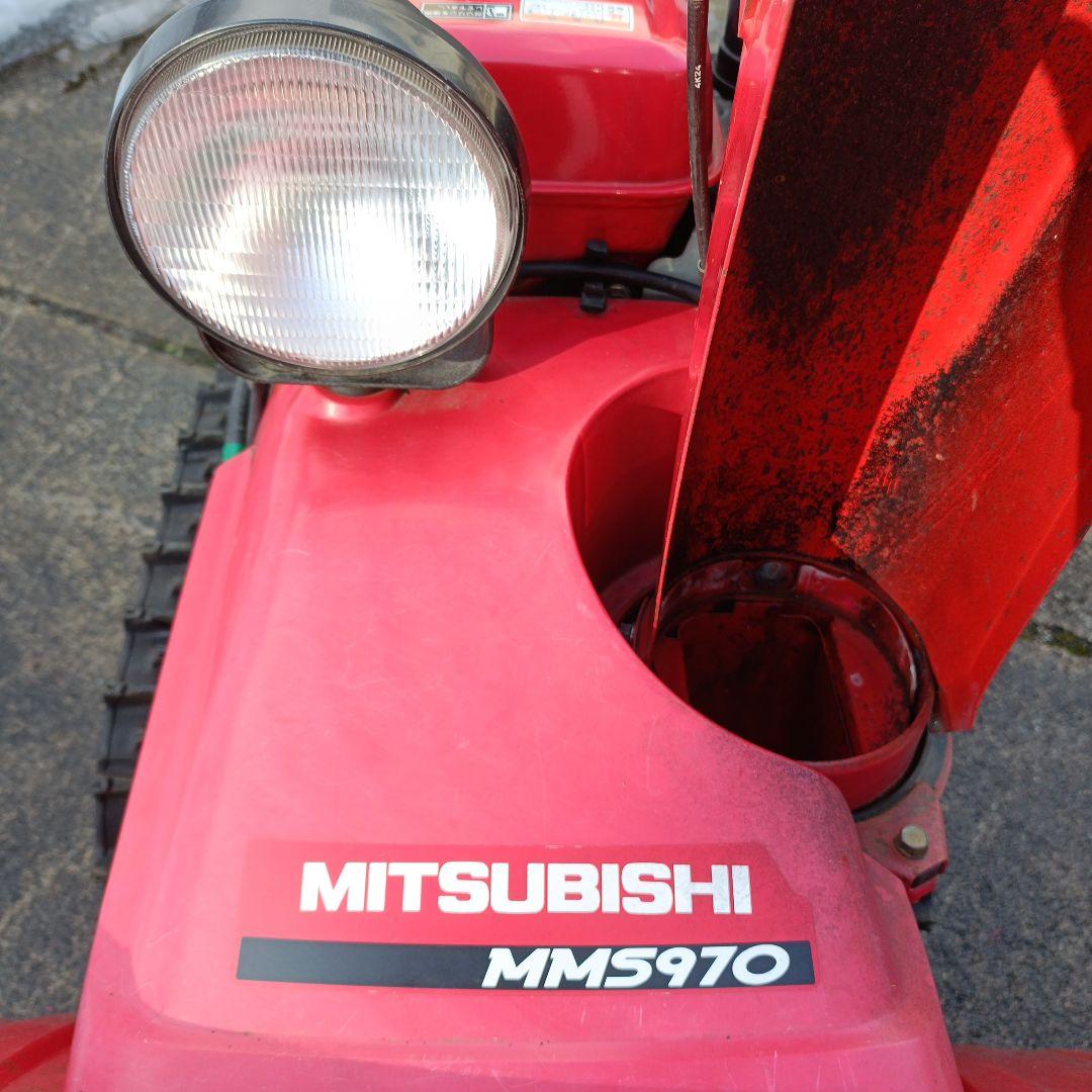 三菱MMS970 除雪機　ホンダHS970のOEM？ジャンク扱い