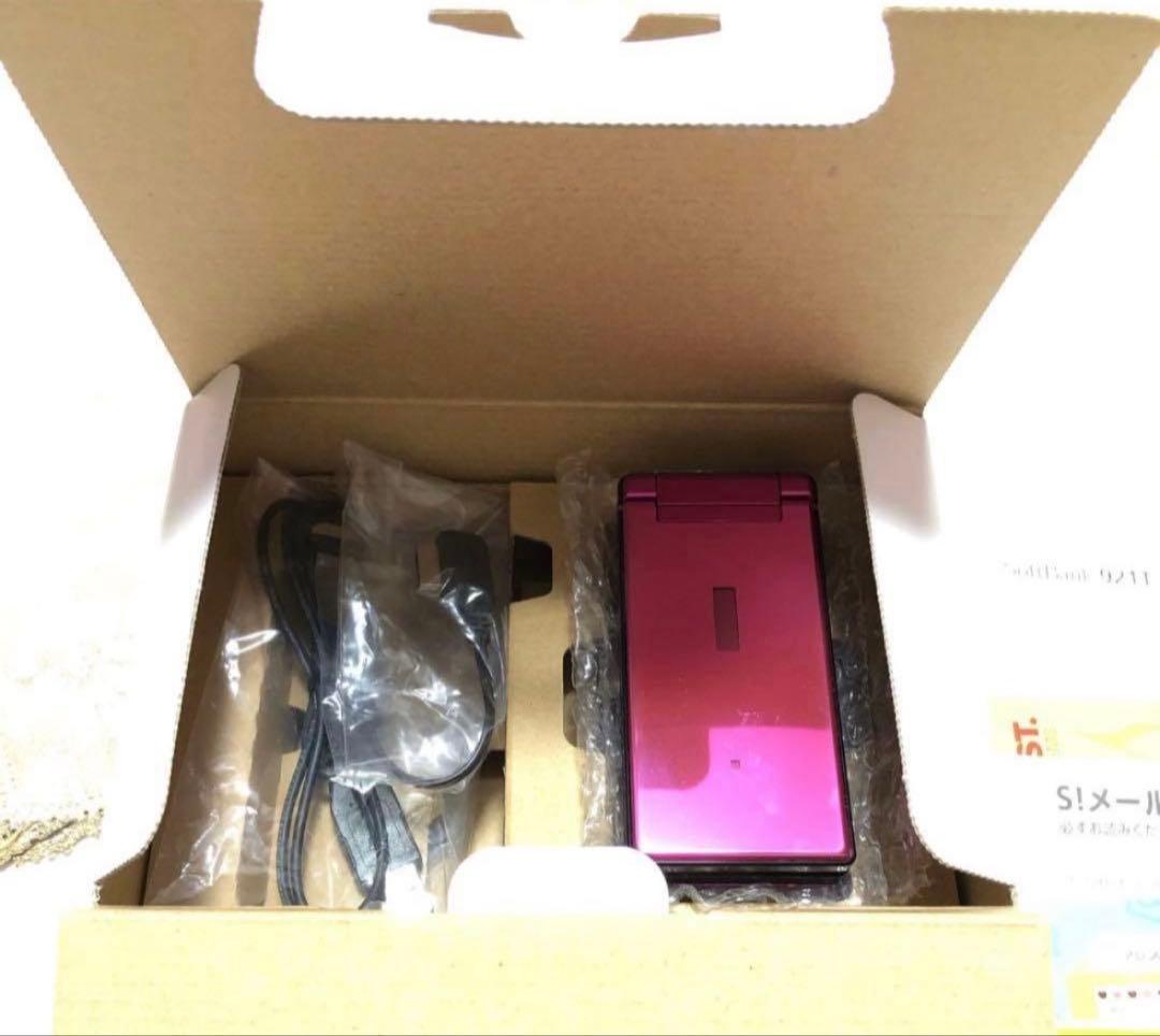 【未使用】SoftBank ☆ 921T 東芝REGZA /ビビッドピンク