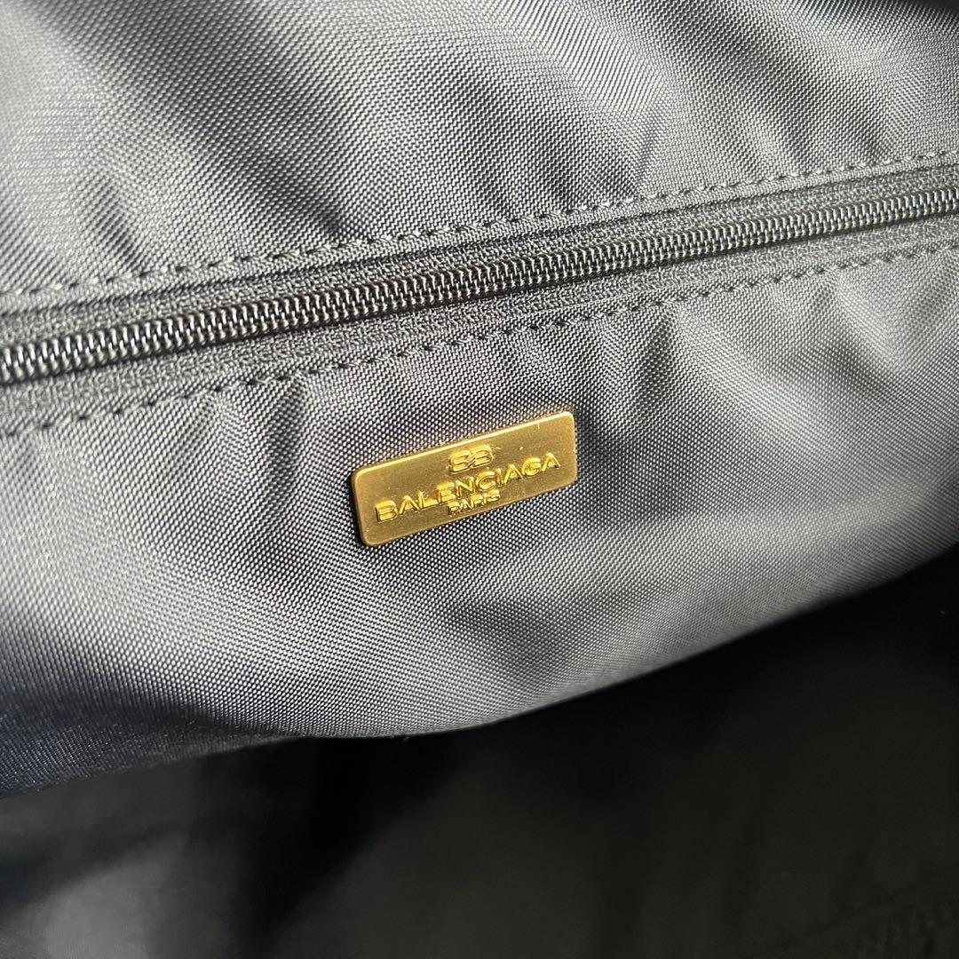 バッグ BALENCIAGA BB CROCO BOSTON HAND BAG