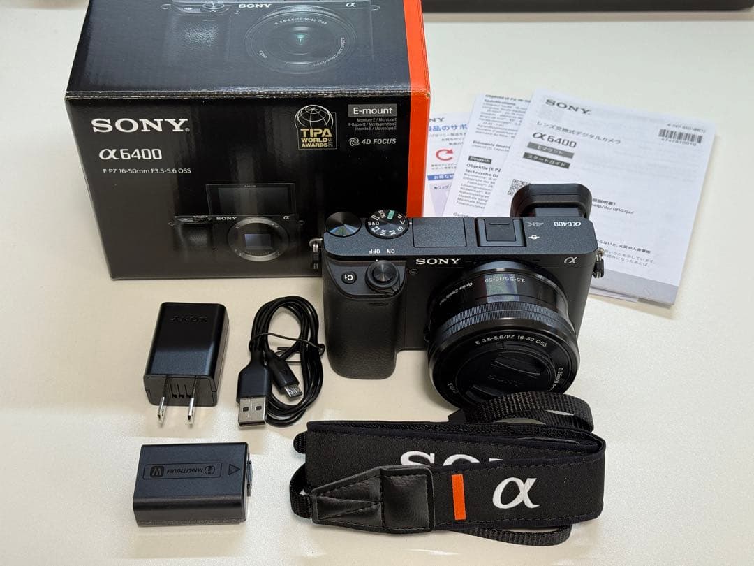 【美品】SONY α6400 パワーズームレンズキット