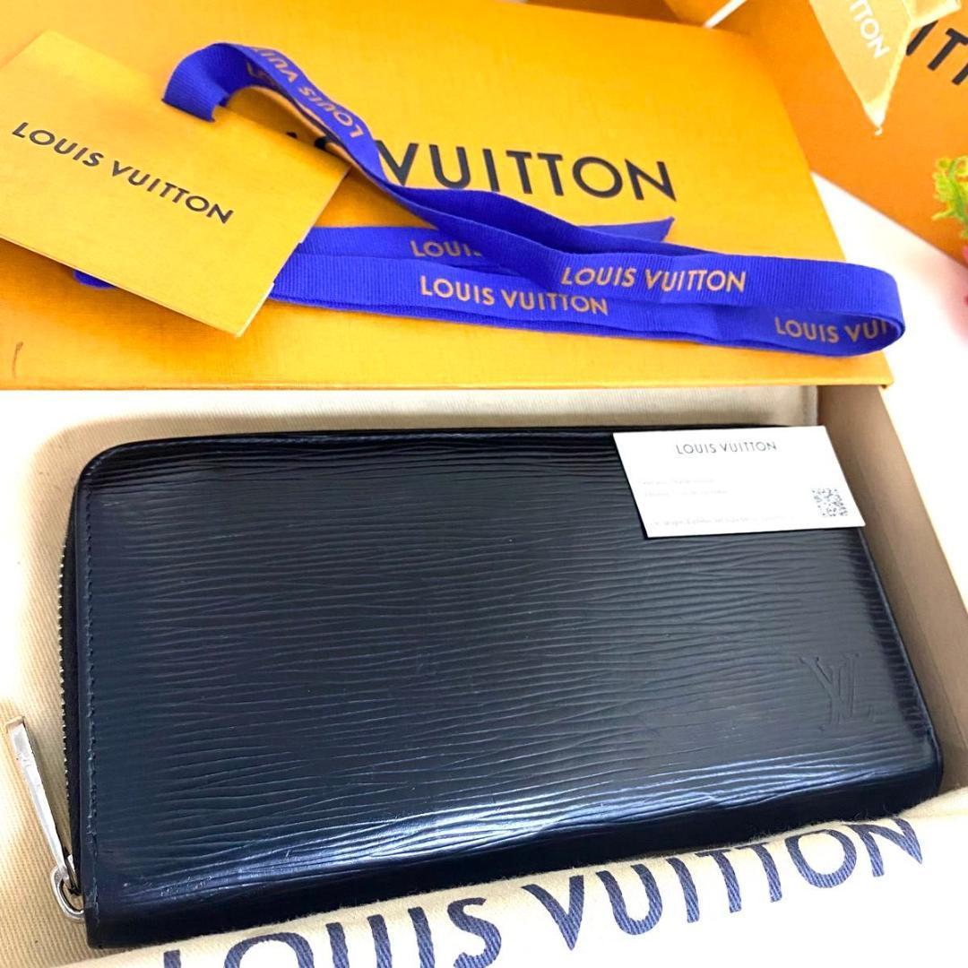 ルイ ヴィトン◎ジッピーウォレット エピ ノワール ラウンドファスナー ブラック