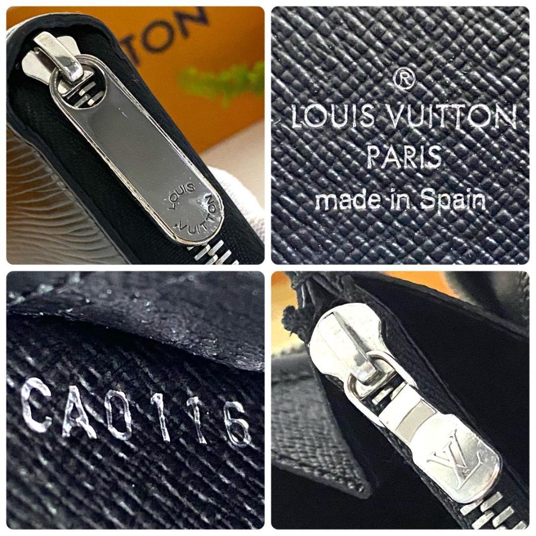 ルイ ヴィトン◎ジッピーウォレット エピ ノワール ラウンドファスナー ブラック