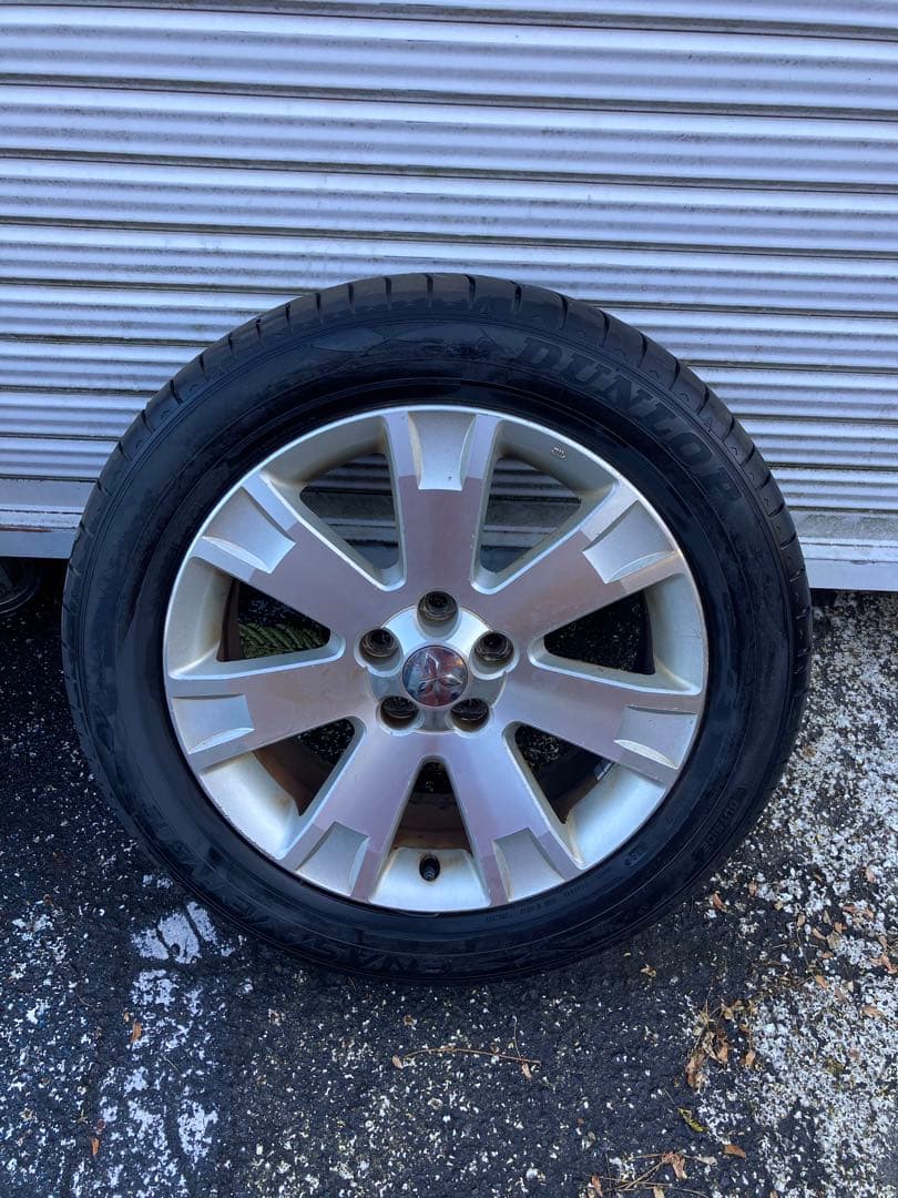 デリカD:5純正アルミ&タイヤ　DANLOP ENASAVE 225/55R18