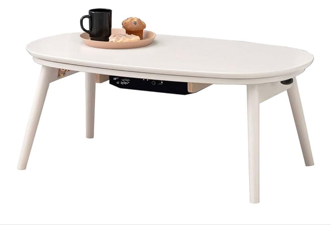 ひ*ま様 丸型こたつテーブル　コタツに見えないコタツ