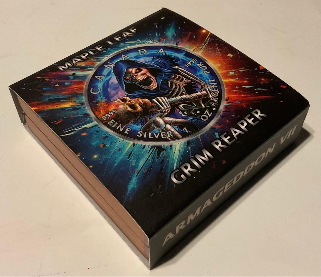 グリムリーパー アルマゲドンⅦ メイプルリーフ銀貨 2024 1オンス