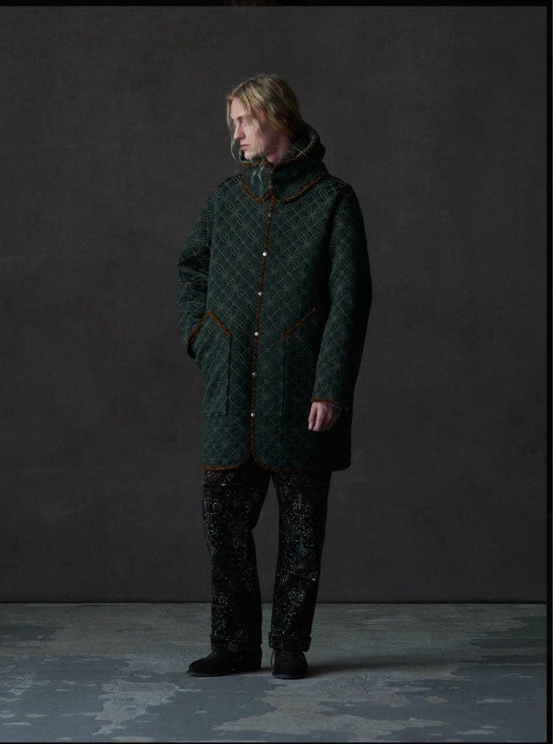 NICENESS 22aw BURDON SRYハーフコート定価139,700円