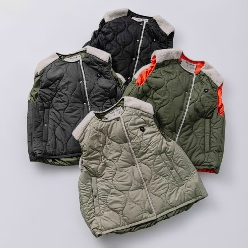 ブランバスク、キルティング×ボアショート7ベスト❤️新品未使用