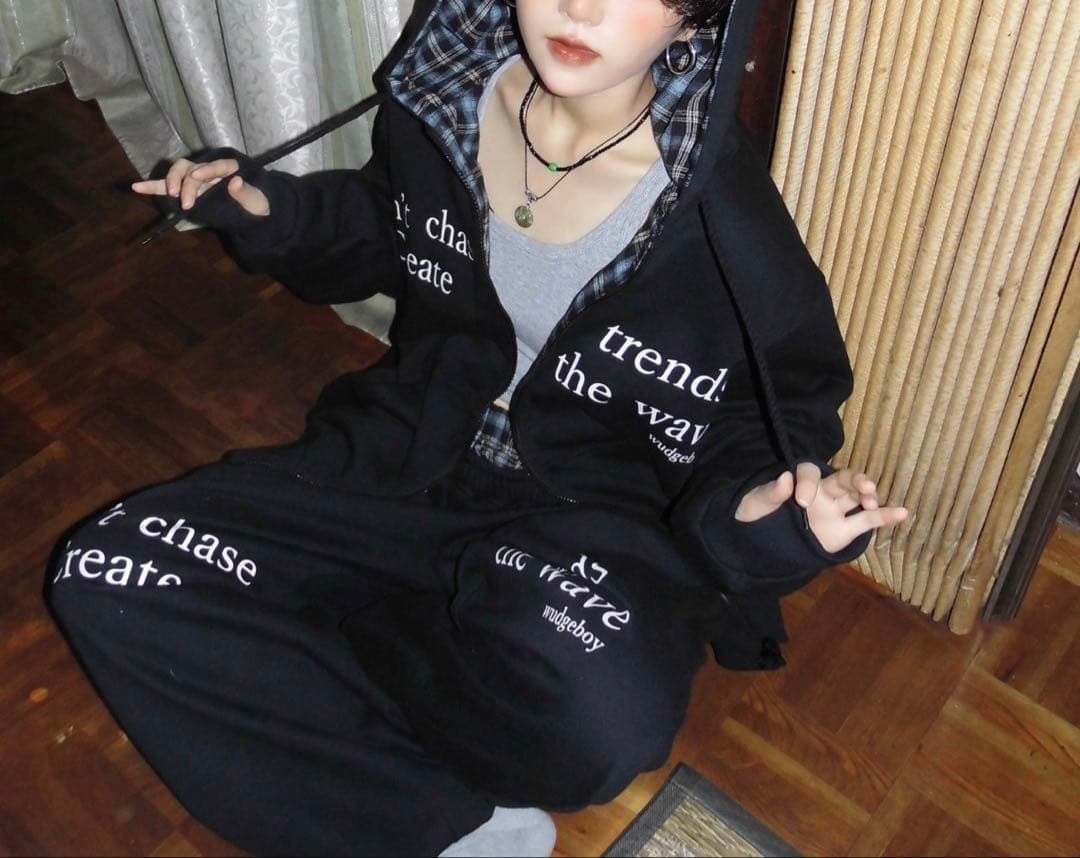 Wudge boy ロゴスウェット セットアップ