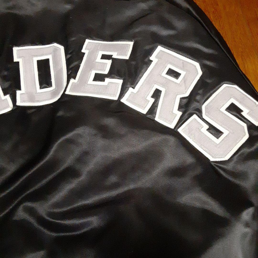 レア　RAIDERS レイダースナイロンジャケット　スタジャンUSA製　Lサイズ