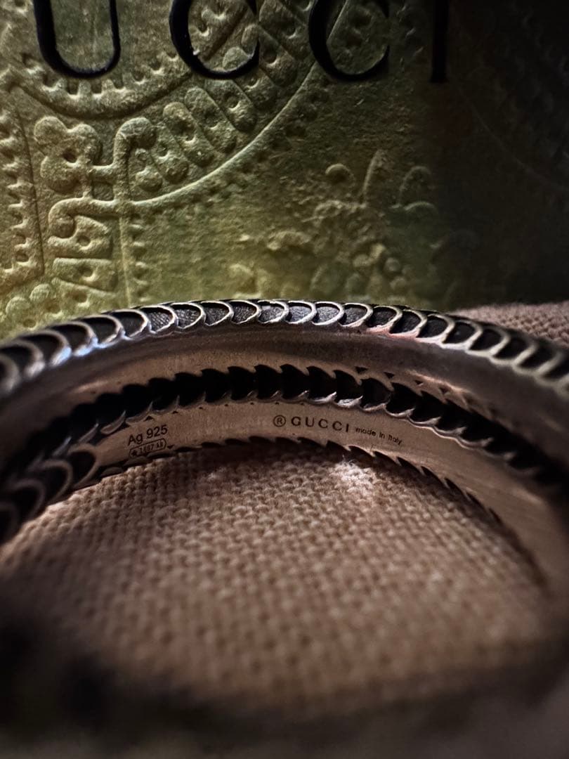 GUCCI ガーデン　スネークリング　シルバー925 サイズ19