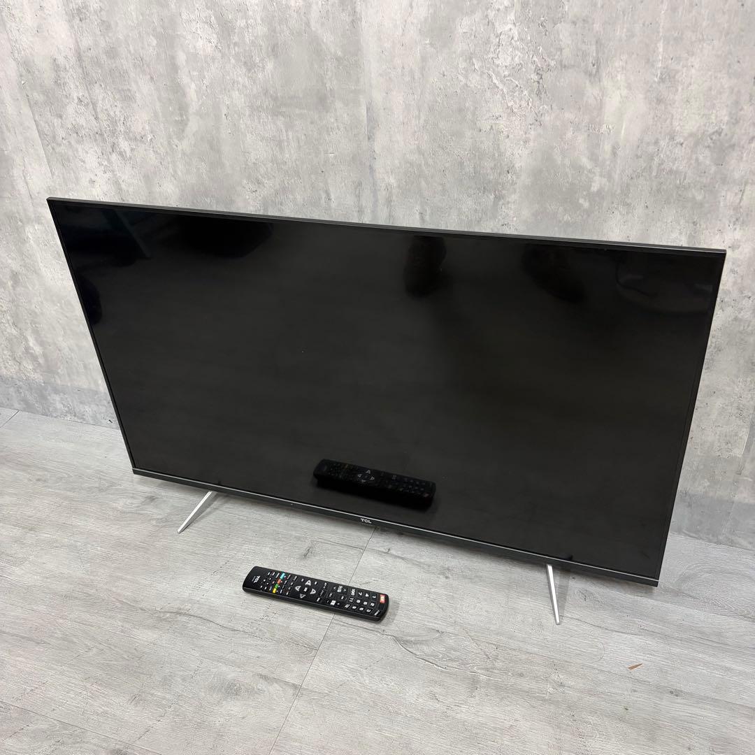 TCL 43型4K液晶テレビ　リモコン付　2020年製