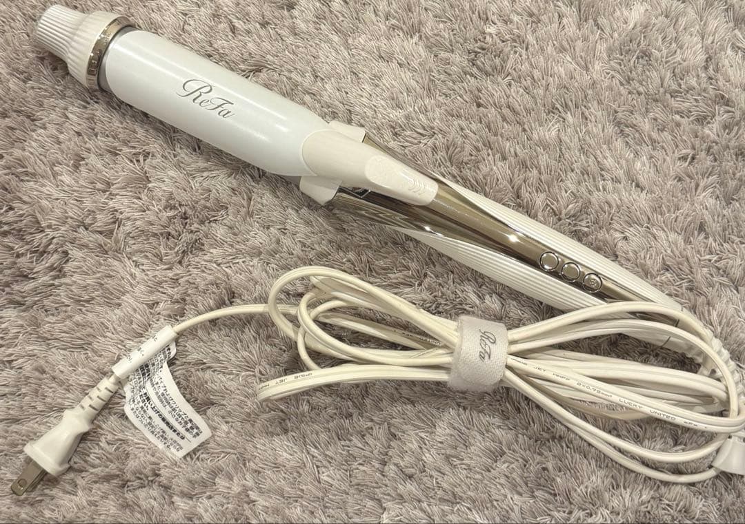 リファ ビューテック カール ヘア アイロン 32mm ホワイト　2022年製