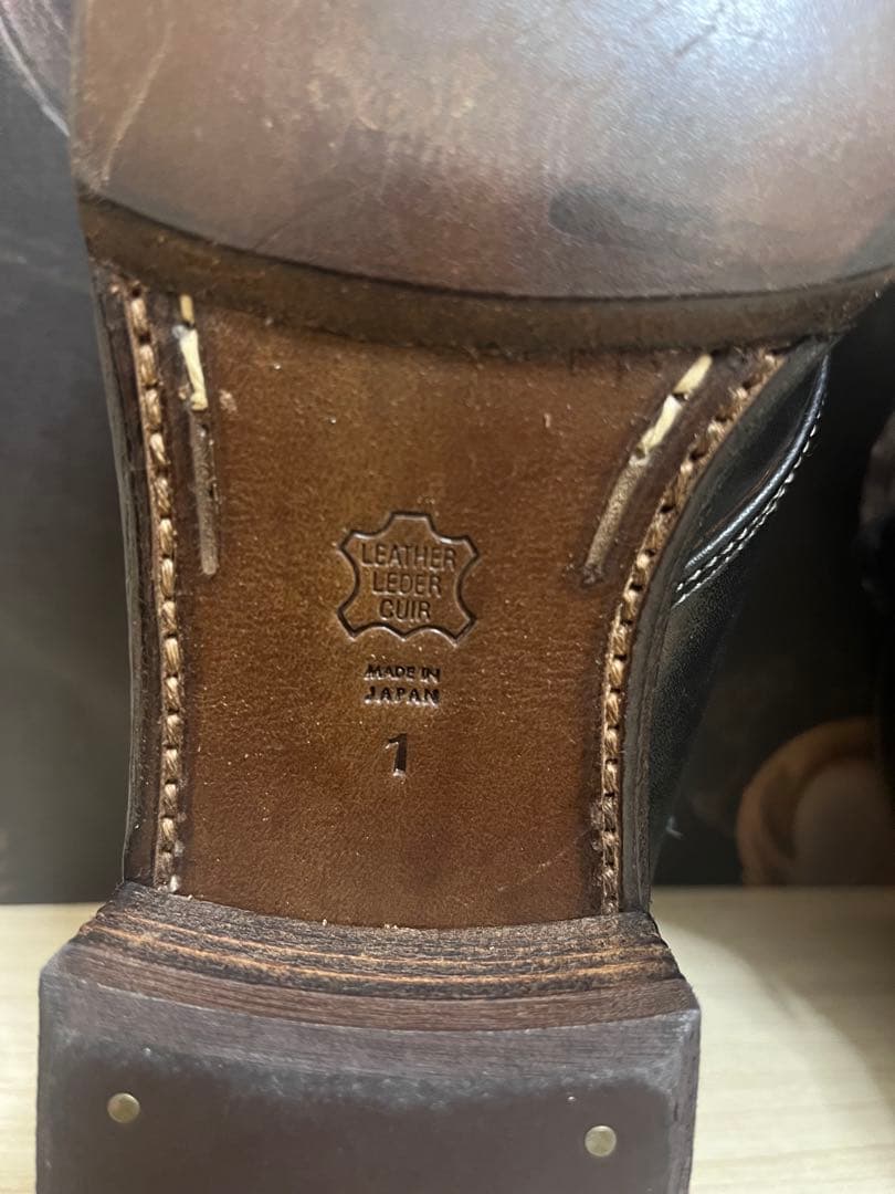 未使用　ベイクルーズ　MOTO 革靴　日本製　チャッカブーツ　サイズ1