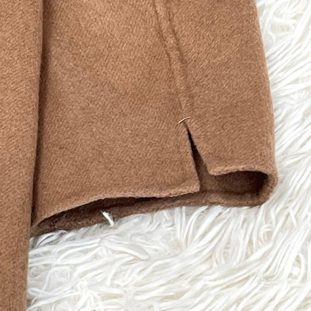 'S MaxMara クチートアマーノ アンゴラ混 ワンピース 42 キャメル