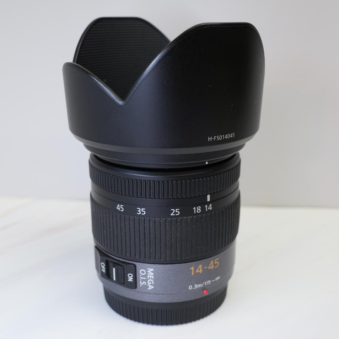 【美品】Lumix 14-45mm F3.5-5.6 OIS 動作完動・純正品付