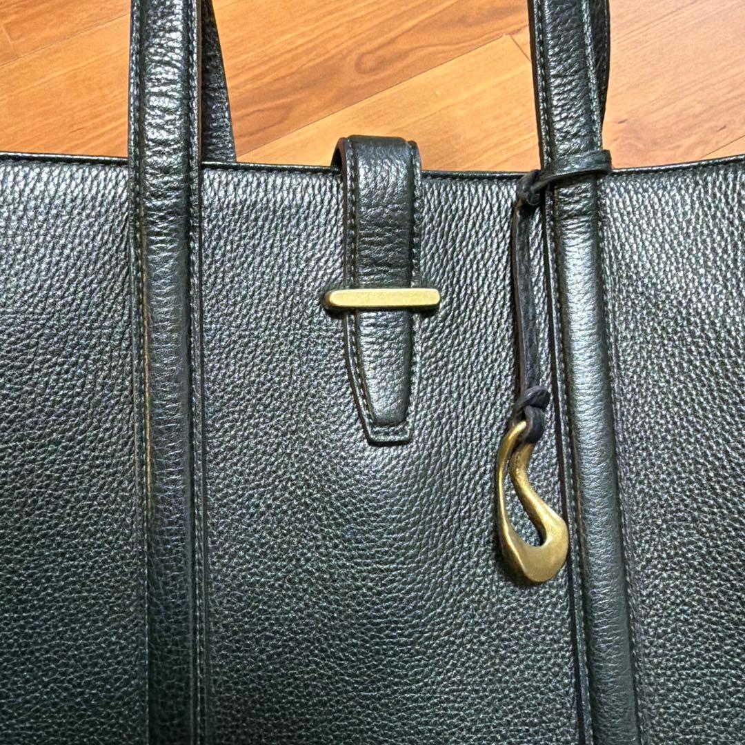 ETiAM スクエアトートバッグ British Green