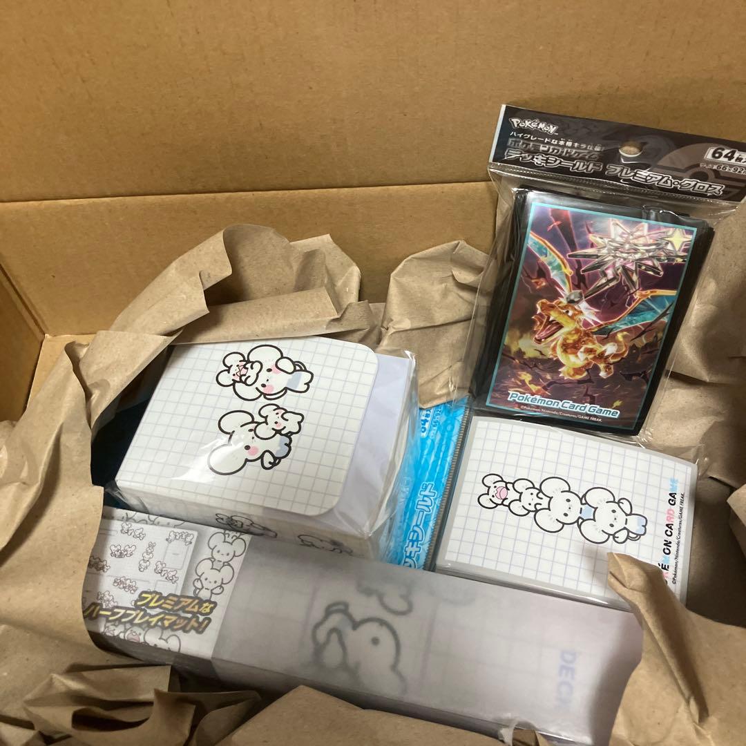 イッカネズミ　プレイマット　悪テラスタルリザードン　デッキシールド