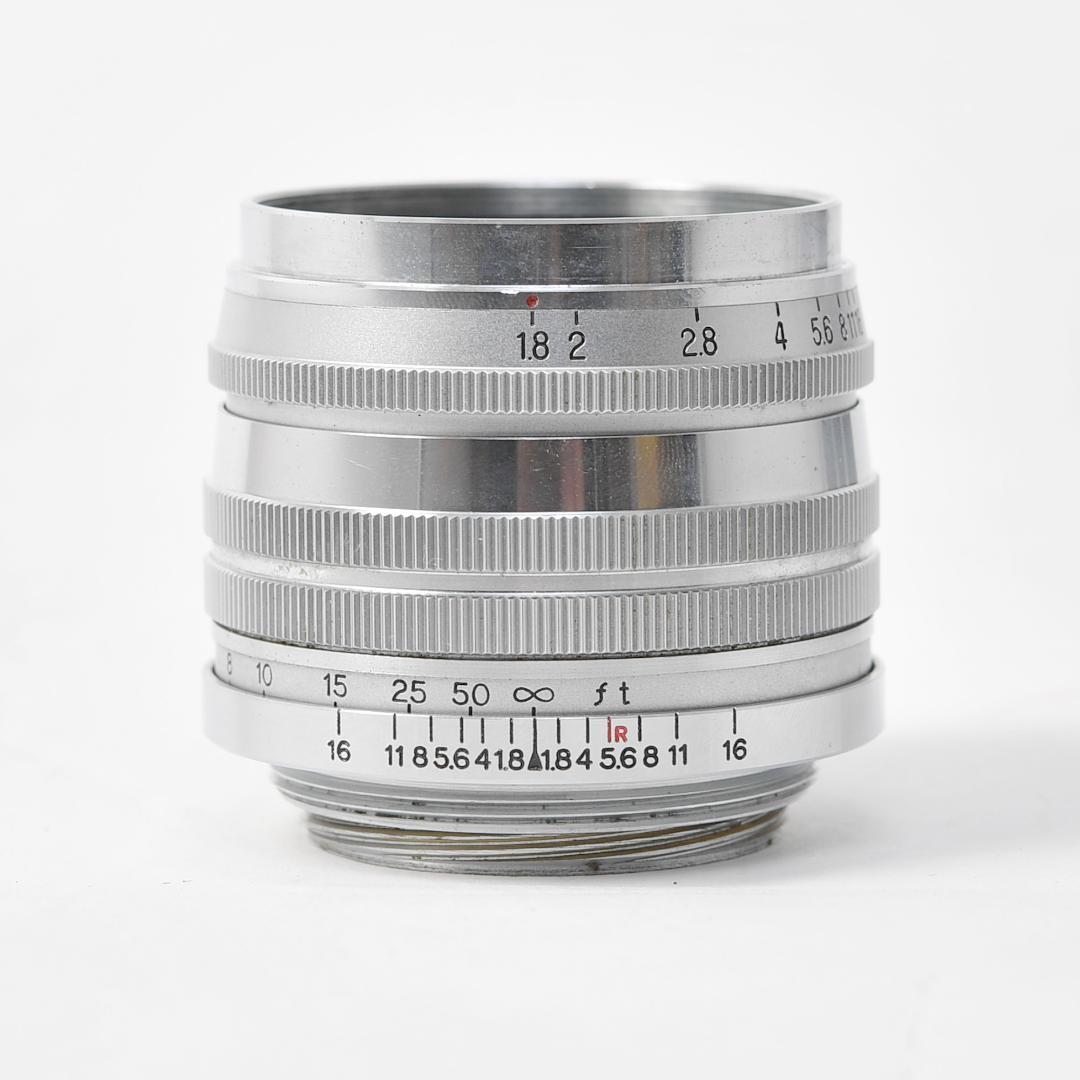 【オーバーホール済】 CANON7 ブラック 50mm f1.8 付属 レア