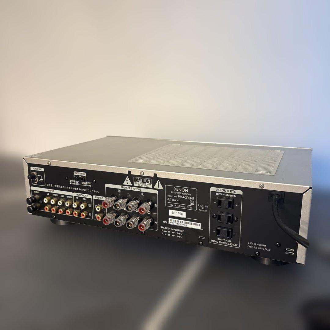 Denon デノン プリメインアンプ PMA-390RE-SP シルバー