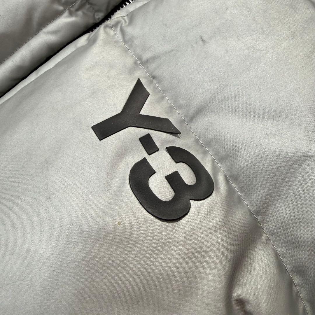 Y-3 × adidas クロップド シルバー ダウンジャケット archive