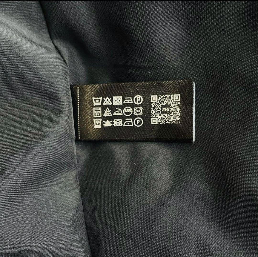 ZARA ダウンコート 24年製 ファー ボア ベルト付き Aライン Sサイズ