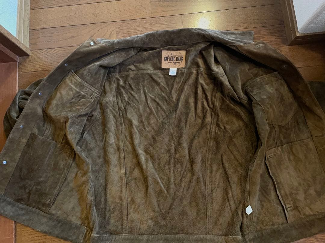 【90s〜00s】OLD GAP レザージャケット スウェード ヴィンテージ
