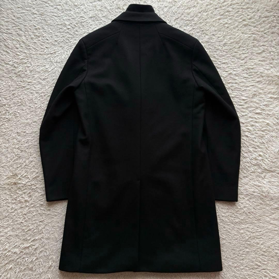 ★美品★ Theory チェスターコート レイヤード 取り外し可 カシミヤ混 黒