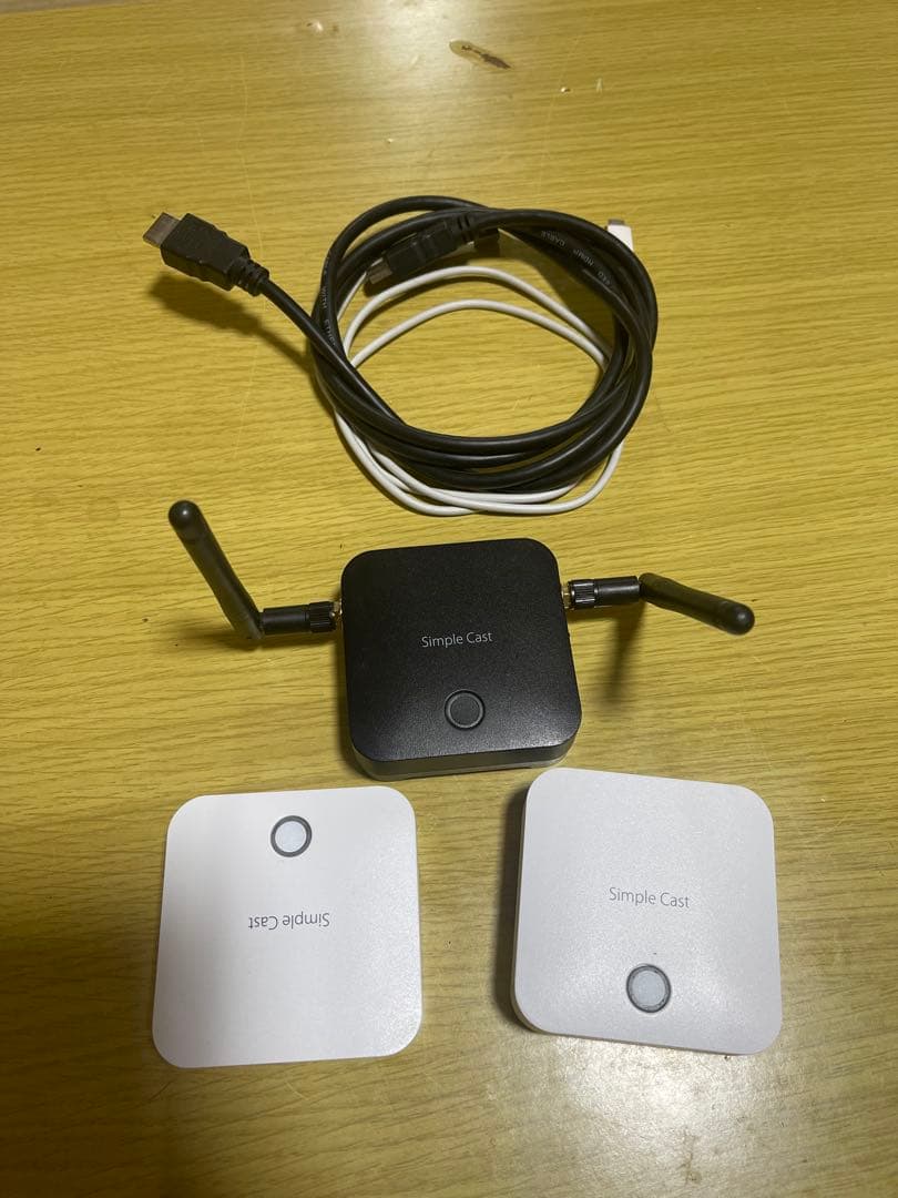 Simple Cast PTW-SPCASTRX 無線LAN中継機 黒白セット