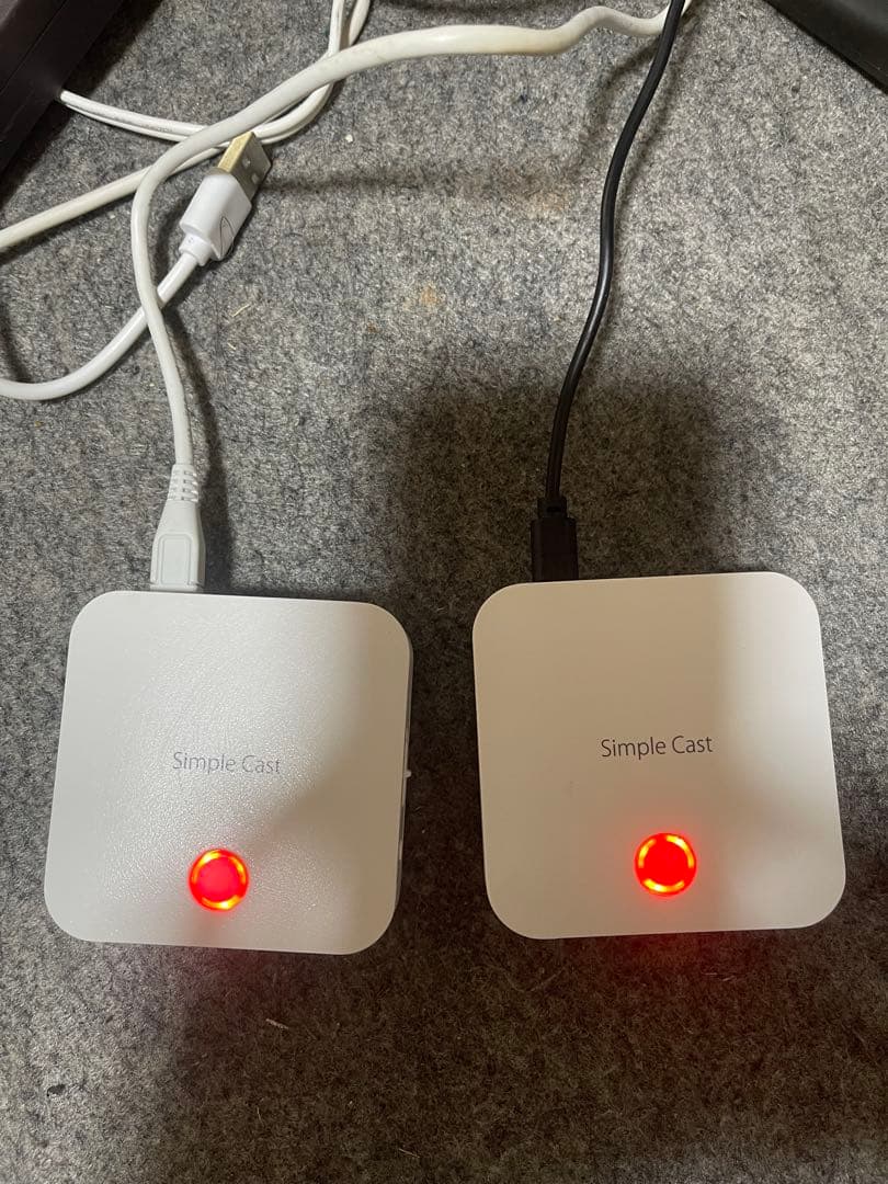 Simple Cast PTW-SPCASTRX 無線LAN中継機 黒白セット