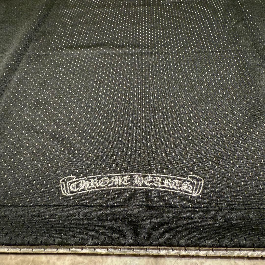 【新品】クロムハーツ リバーシブルメッシュタンクトップ ブラック×シルバー L