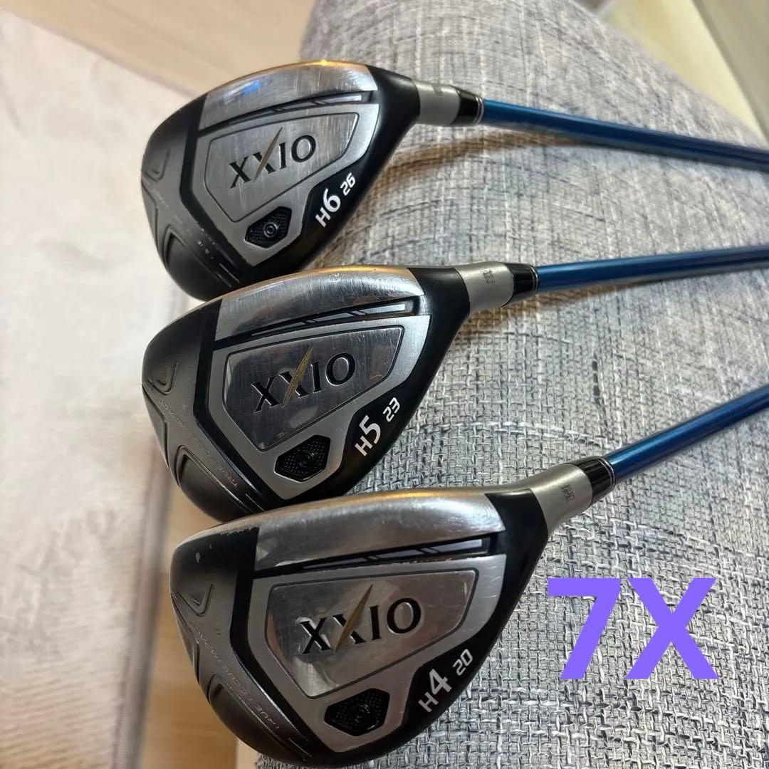 XXIO 10 ユーティリティクラブ 3本セット
