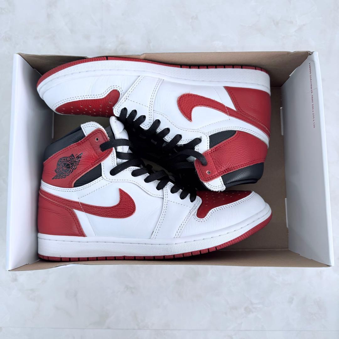 NIKE Air Jordan 1 RETRO HIGH OGホワイトレッド