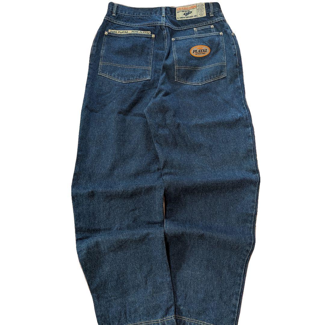 00s 極太 pure playaz バギーデニム hiphop b系 bboy