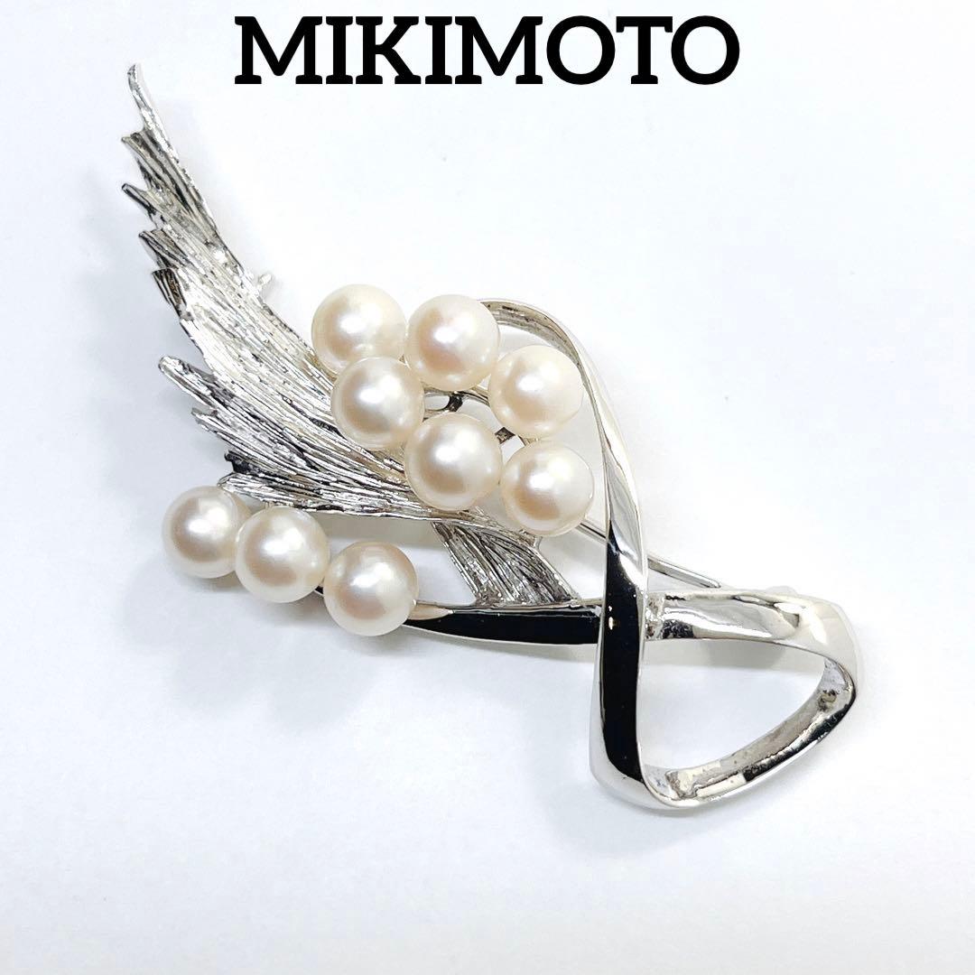 極美品✨MIKIMOTO ミキモト パール ブローチ　コサージュ