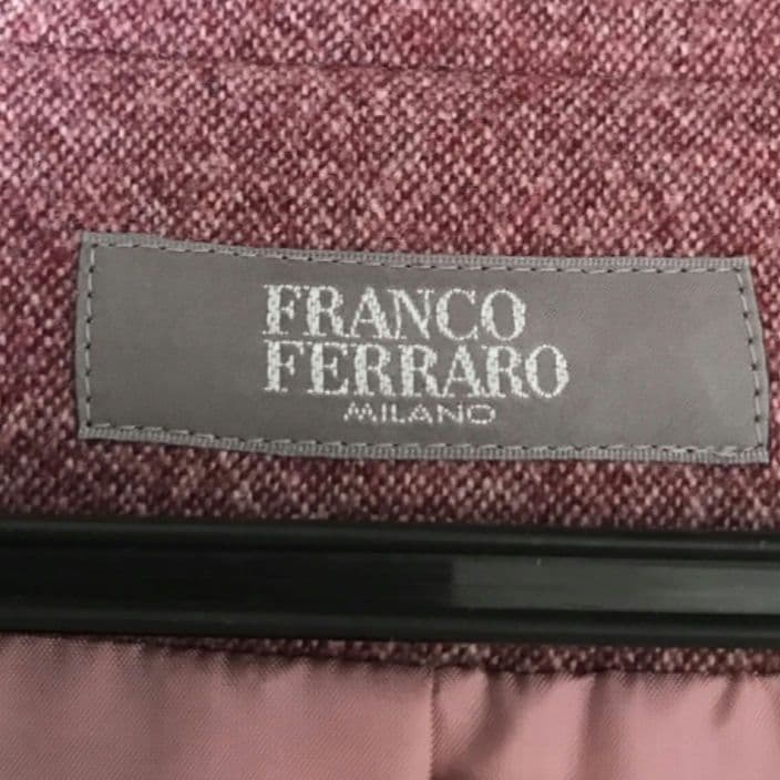 FRANCO FERRARO 7分丈 ワンピース ワインレッド サイズ1 S