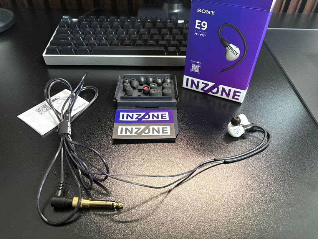 【美品】SONY INZONE E9 ゲーミングイヤホン
