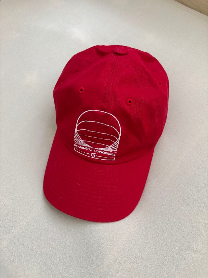 GADID ANONIEM 赤色キャップ フリーサイズ
