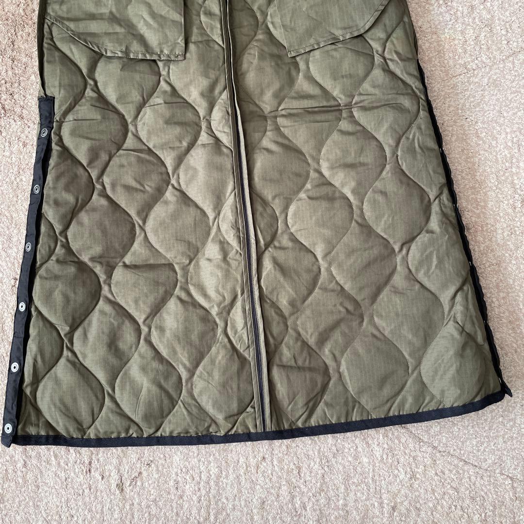 TAION/タイオン　MILTARY DOWN SK/ミリタリーダウンスカート黒