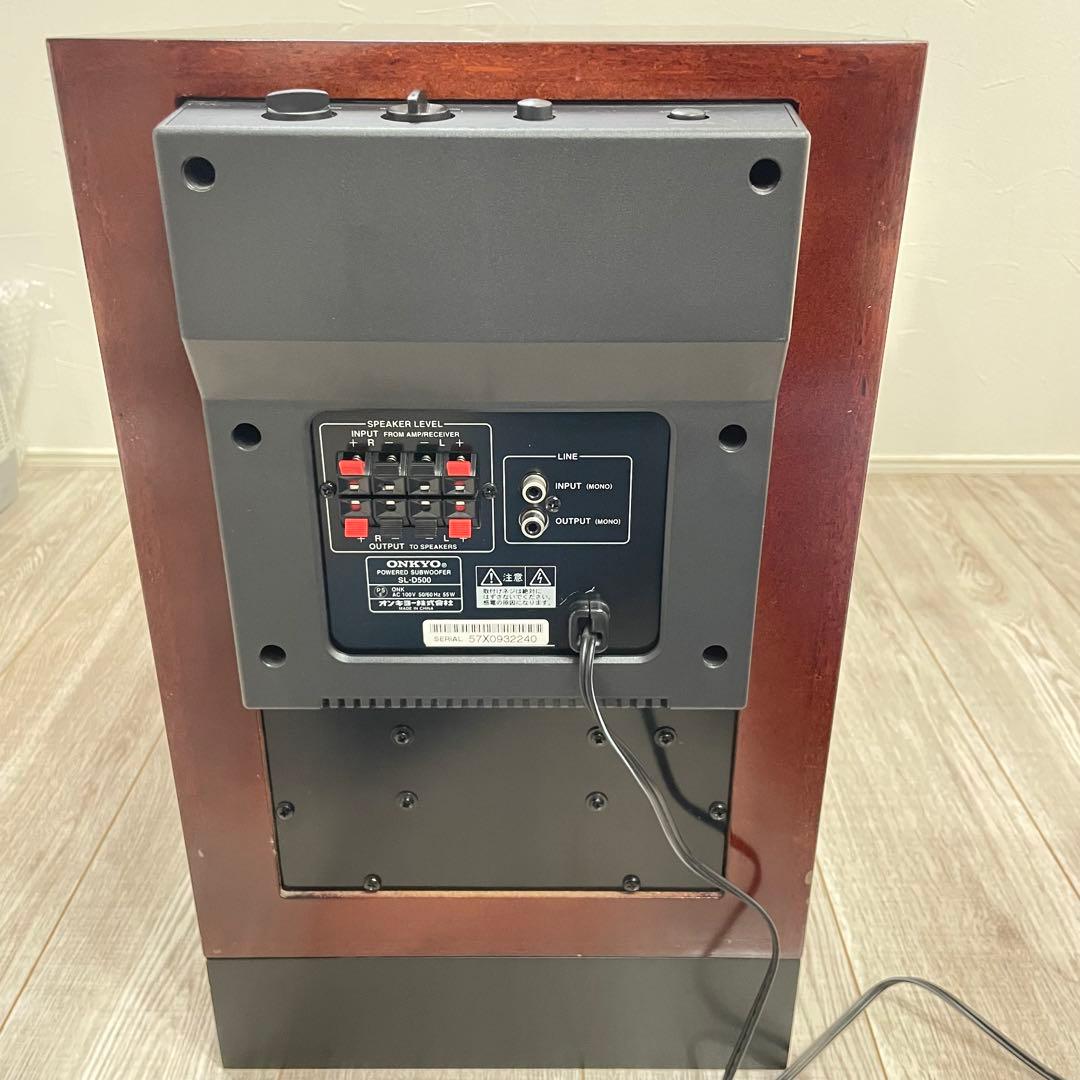 ONKYO オンキヨー SL-D500 アンプ内蔵サブウーファー