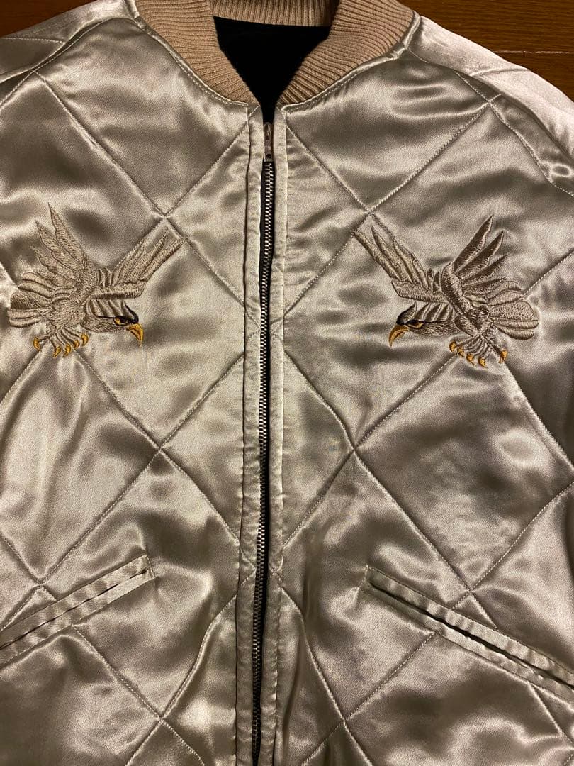 リアルマッコイズ スーベニアジャケッ　TIGER AND EAGLE サイズL