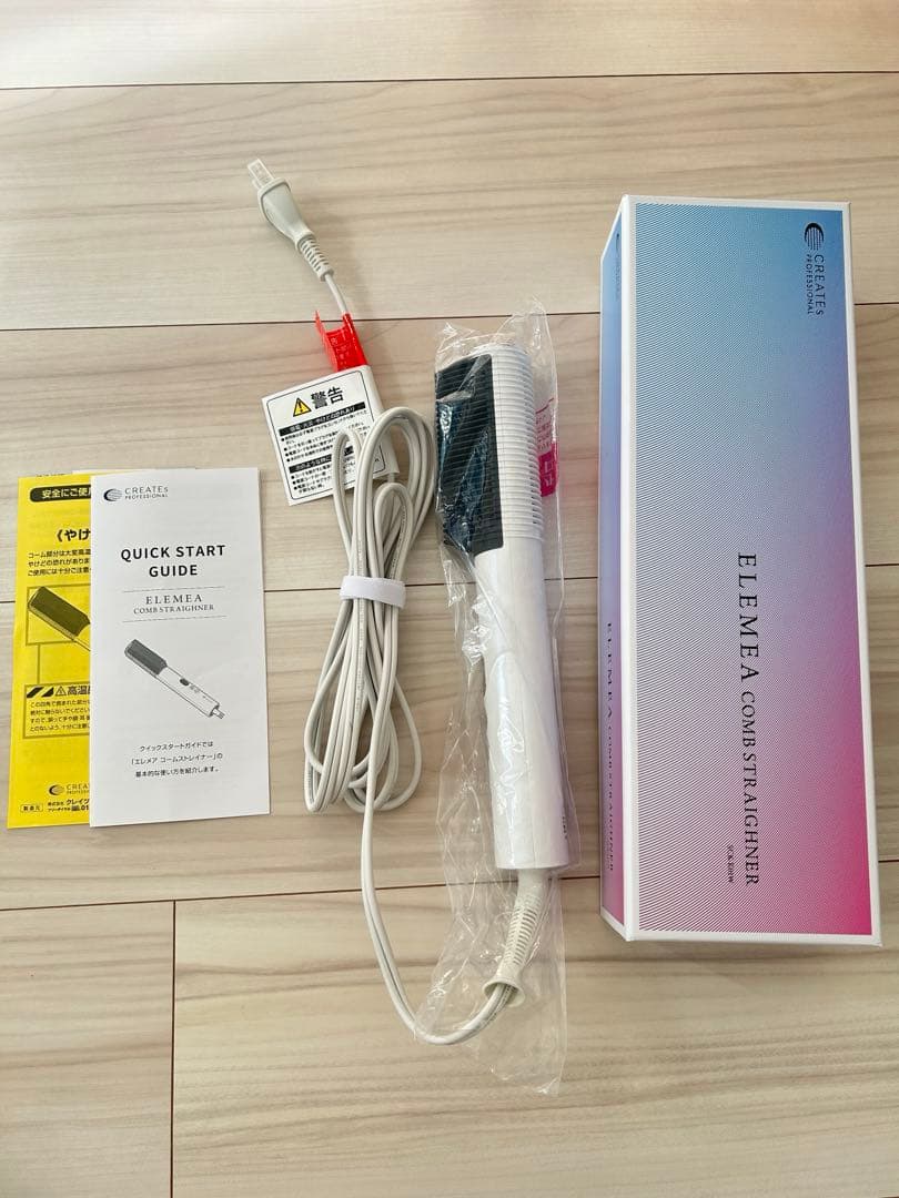 エレメア コームストレイナー クレイツ ストレートアイロン SCK-K01W