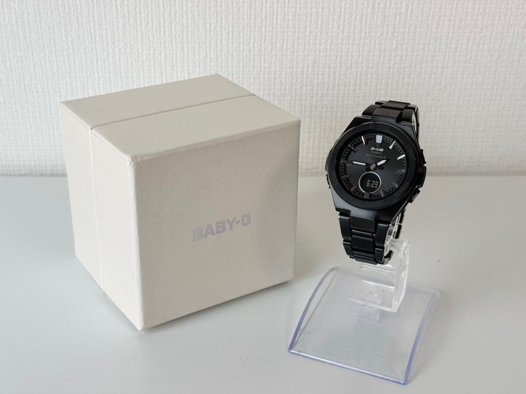 ☆【稼働品】BABY-G ソーラー MSG-W200CG 外箱付き 現状品☆